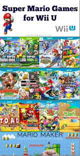 Super Mario Games For Wii U Super Mario Games Wii Games Mario Games