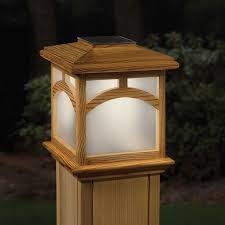 6x6 Archway Solar Post Cap Solar Post Caps Post Cap Wood Post