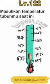 Hayo siapa nih disini yang sedang asik bermain game yang cukup menguras pikiran. Brain Out Masukkan Temperatur Tubuhmu Saat Ini Jawaban Brain Out Di Peringkat 122 Tujuwan Com