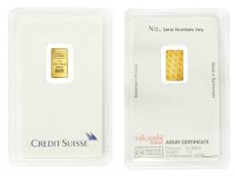 Iso 9001 zertifizierten barrenherstellern goldbarren mit ihrem eigenen bankenlogo herstellen und vertreiben diese über ihr filialnetz. Credit Suisse 1 Gramm Goldbar