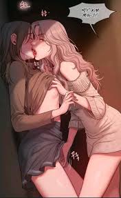 6 pics from a new pornhwa [Bad Thinking Diary], a story of budding romance  between 2 girls as they enter college life. One has a bubbly personality.  Other has a protective personality.