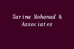 (m) bhd as head of aeon big (m) sdn bhd effective 16th april 2021. Sarina Mohamad Associates Audit Firm In Wangsa Maju