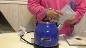 Visit our website for more info. Kitchenaid Electric Kettle Plus Manual Booklet Unboxing Review Youtube