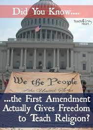 What we need for this right? What The First Amendment Really Says About Religion In The Government