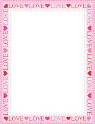 Page 15 Valentines Printables Free Borders For Paper Page Borders