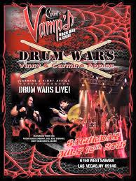 Find and submit the shells, heads, cymbals, hardware, drumsticks, and other instruments used by. Appice Drum Wars Vinny And Carmine Bring The Thunder To The City Of Sin Zrockr Magazine