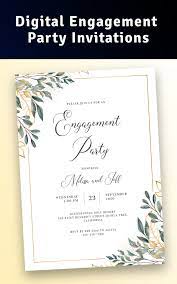 Digital Engagement Party Invitations Create Beautiful Invitation Online Engagement Party Invitations Engagement Party Invitations Engagement Invitation Cards