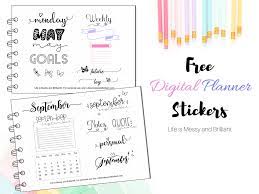 All you have to do is download the printable pdf bullet journal stickers and print, then cut them out. Free Bullet Journal Printables