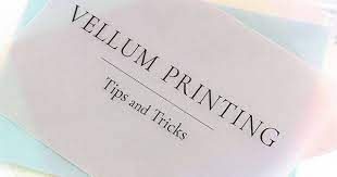 How To Print On Translucent Vellum Paper Vellum Paper Vellum Envelope Print Transparent Paper