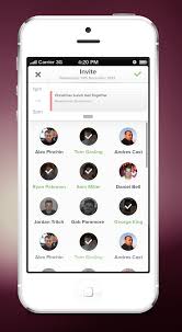 Schedule App Invite User To Event Screen Scheduling App Mobile Design Patterns App Design Inspiration