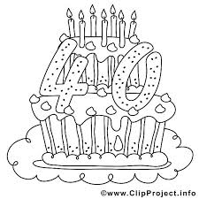 40 Ans Cliparts Gratuis Anniversaire A Imprimer Coloriage Coloriage Anniversaire Dessin Anniversaire