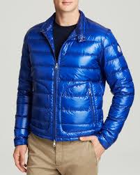 Moncler Acorus Down Jacket in Blue for Men - Lyst