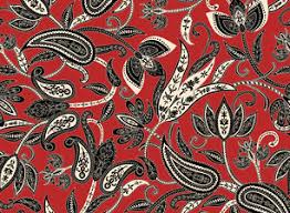 Maybe you would like to learn more about one of these? Red White And Black Folk Jacobean Chinoiserie Floral Print By The Pattern Lane Seamless Repeat Royalty Free Stock Pattern Patternbank