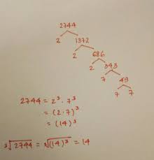 729 = (3 × 3)3= 93 5. 3 2 744 Pakai Pohon Faktor Brainly Co Id