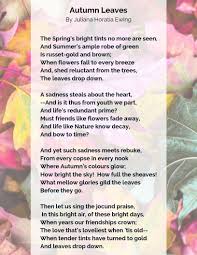 Autumn Leaves A Poem About Autumn And Middle Age Circlesquareoval Autumn Leaves Poems Autumn Poems