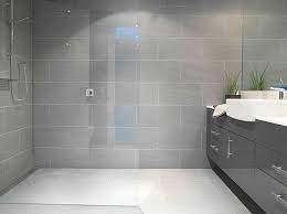 Cool tones are synonymous with modern bathrooms, greys, whites, blacks all work well to create a. Grey Modern Grey Bathroom Tile Designs Gallery Trendecors
