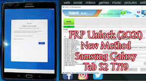 Before unlock bootloader, you need to activate the developer option to enable oem unlock and usb debugging. Frp Unlock 2021 New Method Samsung Galaxy Tab S2 T719 For Gsm