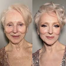 Dramatic change in appearance with new haircut