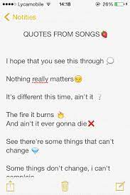  Quotes From Songs Instagram Quotes Instagram Captions Instagram Captions Songs