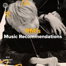 So rm brought an art piece from 김희수, an artist with the same name as colde, and sent it to colde as an opening gift of wavy office. Bts Namjoon S Rm Music Recommendations Playlist By Bts Content Index Spotify