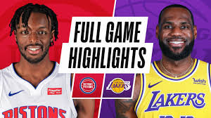 Your los angeles lakers have had an incredible season, and it will only get better as they head to the 2021 nba playoffs! Nba Nba Game Recap Detroit Pistons At Los Angeles Lakers February 6 2021 Facebook