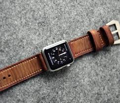 Ozel Yapim Apple Watch Deri Saat Kayisi Tobacco Apple Apple Watch Apple Watch 3 Apple Watch Deri Saat Deri