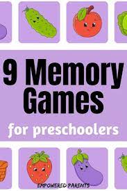 9 Great Memory Games For Children Kids Learning Activities Preschool Preschool Games Kids Learning Activities