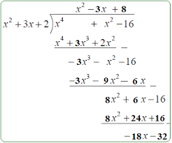 Operasi Pembagian Suku Banyak Konsep Matematika Koma