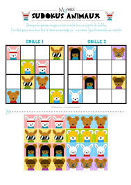 Sudoku en ligne 9×9, 6×6 et 4×4. Sudoku Animaux Sudoku Enfant Jeux A Imprimer Sudoku