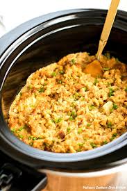 Crockpot Chicken And Dressing Casserole Melissassouthernstylekitchen Co Chicken And Dressing Casserole Crockpot Chicken And Dressing Chicken Crockpot Recipes
