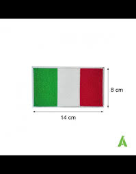 Bilder finden, die zum begriff italienische flagge passen. Italienische Flagge Thermokleber Und Nahen Von Arem Italia