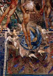 Galileo Chini 1909 Affresco Fresco Cupola Padiglione Italia Art Artist Italian Art