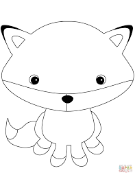 Fox frogs giraffes horses insects Adorable Fox Coloring Page Free Printable Coloring Pages Coloring Home