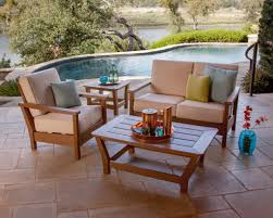 Harbour 4 Piece Set Polywood Outdoor Furniture Conversation Set Patio Deep Seating