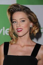 Amber Heard Medium Curls Hairstyle Amber Heard Hair Styles