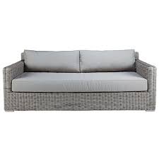 Sofa De Jardin De 3 4 Plazas De Resina Trenzada Gris Cape Town Furniture Sun Lounger Cushions Garden Sofa
