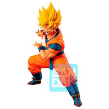 Super saiyan blue goku in dragon ball z: Banpresto Dragon Ball Super Our Goku No1 Super Saiyan Son Goku Ichibansho 18 Cm Multicolor Techinn