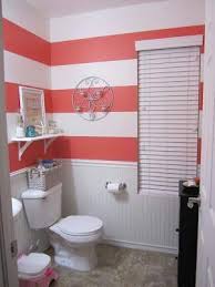 I Like This Idea Only Not In Coral Maybe Navy Blue Nautical Themed Bathroom Bathroom Blue C In 2020 Coral Bathroom Decor Coral Bathroom Bathroom Decor Colors