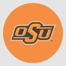 Osu Logo Classic Round Sticker Zazzle Com In 2021 Osu Osu Cowboys Custom Stickers