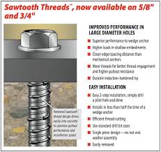 Large Diameter Tapcon Ldt Anchors Redhead