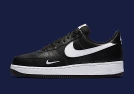 Black Air Forces With White Swoosh Nike Air Force 1 Low Mini Swoosh Collection Summer 2017 Sneakernews Com Nike Nike Air Nike Air Force