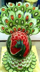 Pin De Susan Currie En Decorative Food Tallado De Frutas Y Verduras Esculturas De Frutas Mesas De Frutas