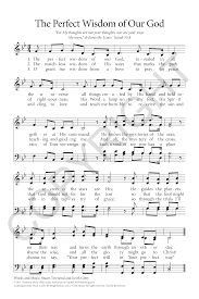 We are the best place to buy lead sheets online! The Perfect Wisdom Of Our God Grace Music