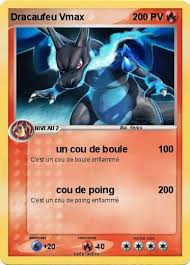Cette attaque inflige 20 dégâts multipliés par le nombre de faces. Pokemon Dracaufeu Vmax 11