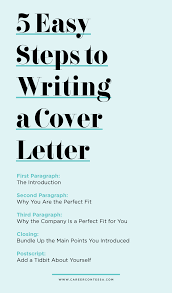 Even when a job listing does not specify that a cover letter is required, you should always submit one wi. 5 Easy Steps To Writing A Cover Letter Career Contessa