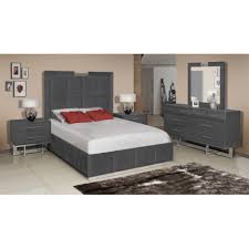 A white king bedroom set pairs well with just about any decor, making personalization a breeze. Encore Bedroom Suite Grey Homeitalia By Joosubs