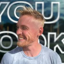 Great skin fade and beard trim by Yadira for this super handsome + lovely  personality Austenite. #youlookgood #atxmen #austinbarbershop #atxskinfade  #austinbeard