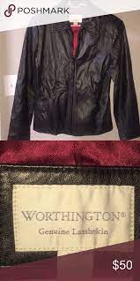 Worthington Lambskin Jacket Lambskin Jacket Jackets Lambskin