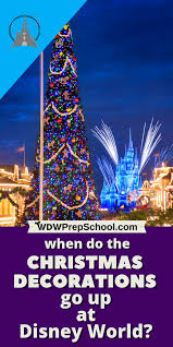 When Do The Christmas Decorations Go Up At Disney World Wdw Prep Disney World Christmas Disney World Disney World Transportation