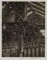 Stripping Ingots By Jackson Lee Nesbitt This Etching Was Created For The Sheffield Steel Plant In Houston Tx Image American Fine Art Poster Art Litographs